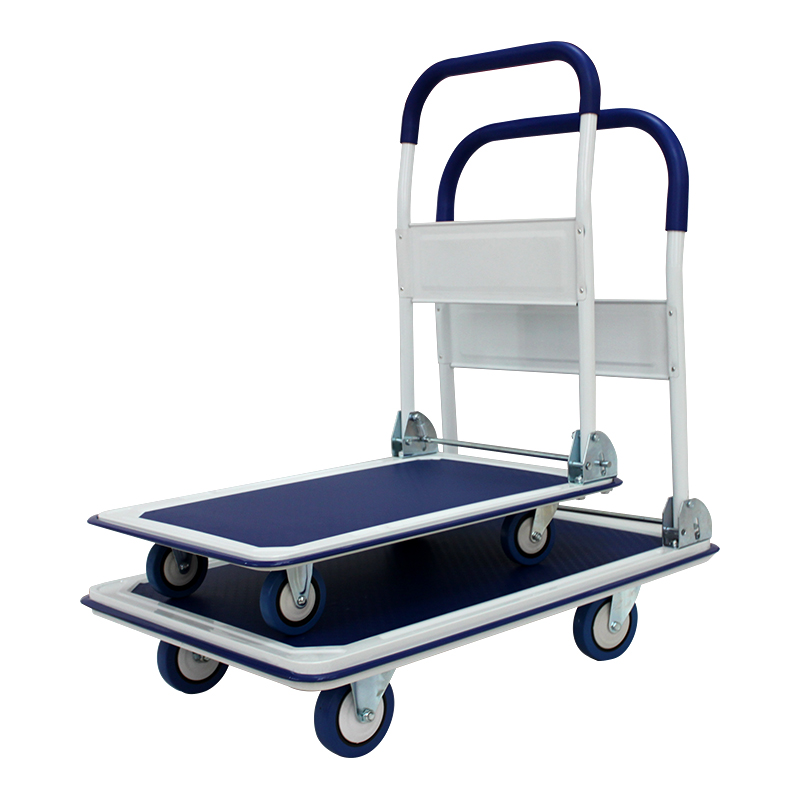 300kg Hand Trolley Industrial Foldable steel Platform Truck